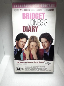 Bridget Jones’s Diary VHS Video Cassette Tape M15+ 2001 - Picture 1 of 2