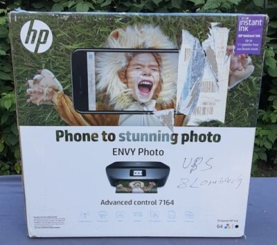 HP Envy Photo All-in-One Wireless Photo Printer 7164 Factory Sealed - Image 1 of 4