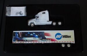 2005, Miller Welding,  Very Detailed Freightliner Tractor/Trailer, CONEXPO Bank