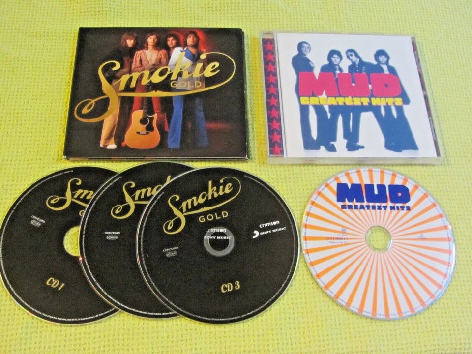 Smokie Gold & Mud Greatest Hits 2 Albums 4 CDs Seventies 1970s Pop Rock - Image 1 of 1