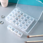 28 Grids Transparent Plastic Storage Jewelry Box Compartment Adjustable Box C F1