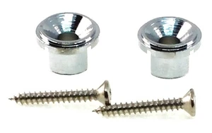 SquierModders Crhome Vintage Style String Trees w/Screws - Picture 1 of 3