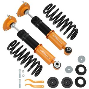 Air Shocks Conversion to Coil Spring Coilover For BMW X5 E53 2000-2006 - Picture 1 of 12