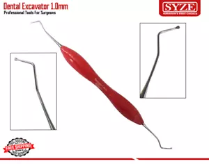 Cuchara Dental Excavadora 1.0mm Eliminación Cariosa Doble Extremo Mano Dentista Herramienta de Selección - Imagen 1 de 3