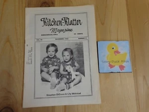 Kitchen Klatter Magazine November 1982 Living in The Forest Box Softly  - Picture 1 of 5