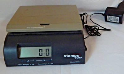 Stamps 5 Lb. Model 500s Digital Postage Package Postal Scale & Power Supply EUC - Image 1 of 4