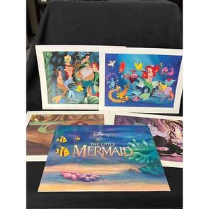 Vintage Disney 1990s The Little Mermaid Exclusive Commemorative Lithographs - Picture 1 of 7