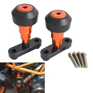 Par de almohadillas deslizantes contra choques de marco de repuesto para KTM 390 Duke 2013-2018 - Imagen 1 de 6