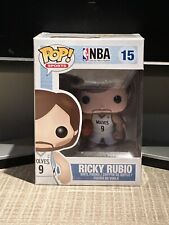 Funko Pop! NBA Minnesota Timberwolves Ricky Rubio 15 Vaulted With Pop Protector