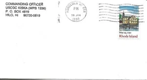 USCGC KISKA (WPB1336) pm Honolulu HI 29 June 1990 Embossed Seal Cachet - Picture 1 of 1