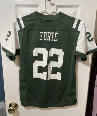 Camiseta verde Matt Forte New York Jets Nike para niños talla mediana Foto 1 de 2