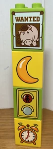 Lot Lego DUPLO 2 x 2 x 2 Printed Specialty Bricks Moon Alarm Clock - Bild 1 von 4