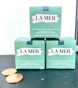 Menge 3 La Mer Lamer Die verjüngende Nachtcreme 7ml/0,24oz Minigröße Neu im Karton - Bild 1 von 5