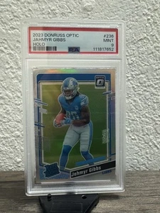 Jahmyr Gibbs 2023 Optic Rookie Silver Holo Prizm PSA 9. Lions - Picture 1 of 3