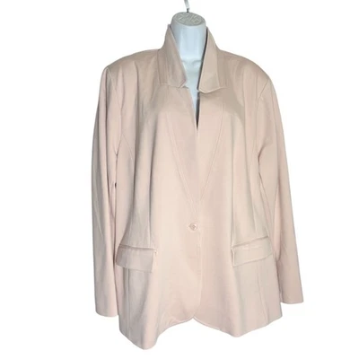 Blazer Bryant Lane Bryant Talla Grande 26 Rosa Claro Carrera Oficina Informal PERFECTO Foto 1 de 4