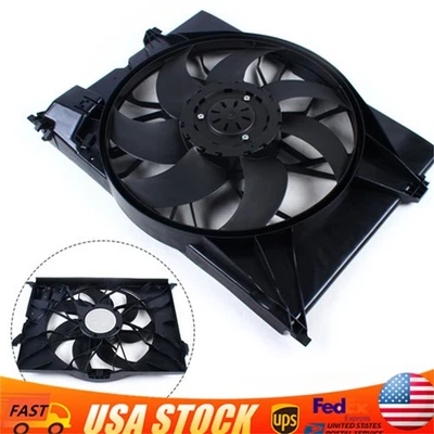 Radiator Cooling Fan Assembly For Mercedes Benz S550 Base Sedan 2007 2008-2013 — 第 1/4 张图片