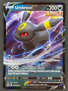 Pokémon Umbreon V SWSH203 SWSH Black Star Promo NM - Picture 1 of 2