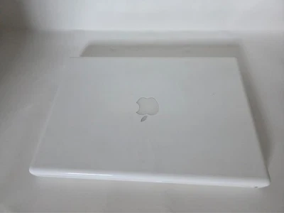 Vintage Apple MacBook A1181 White 13-Inch Laptop Computer Early Macintosh Model - Image 1 of 4
