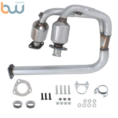 Convertidor catalítico de tubo en Y delantero para Jeep Wrangler 4,0 L L6 2000-2003 ajuste directo Foto 1 de 4