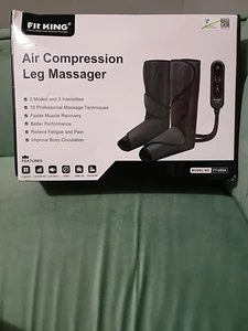 FIT KING Air Compression Leg Massager Circulation Relaxation Foot & Calf FT-009A - Picture 1 of 15