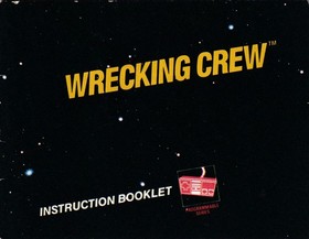 Nintendo NES Instruction Manual Wrecking Crew