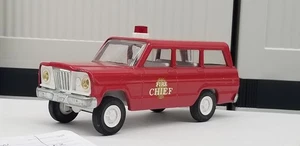 1968 Mini Tonka Fire Chief Red Wagoneer Jeep #1066 Nice Complete Clean Shelf E5 - Picture 1 of 9