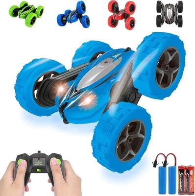 RC Stunt Car for Kids 3+, 360° Flips & Double-Sided Driving, 15km/h - Image 1 of 4