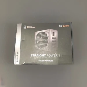 be quiet! STRAIGHT POWER 11 PSU 850W ATX 80+ PLUS Platinum Certified MODULAR NIB - Picture 1 of 3