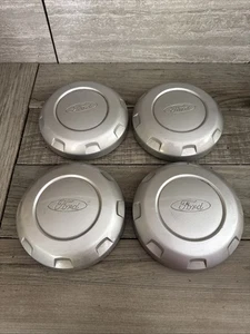 🇺🇸 2015-2020 OEM Ford F150 Silver Wheel Center Caps FL34-1A096-AB 6 LUG Set 4 - Picture 1 of 8