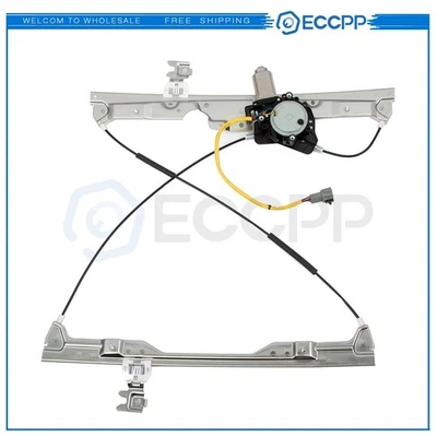 Regulador de janela de energia dianteiro esquerdo Nissan Quest 2004-2009 com motor - Imagem 1 de 4