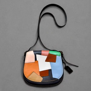 Coach 1941 Multicolor Saddle 23 with Patchwork Crossbody Handbag 20115 - Picture 1 of 16