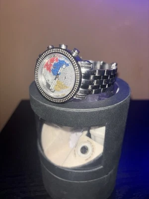 Joe Rodeo Classic JCL39 Diamond Watch – Original Box, 2 Bands, Extra Battery - Image 1 of 4
