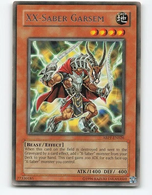XX-Saber Garsem #ABPF-EN026 Rare Yugioh Card - Image 1 of 2