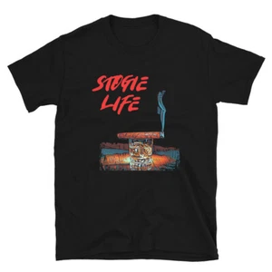 Stogie Life Whiskey Glass Short-Sleeve Unisex T-Shirt - Picture 1 of 13