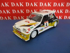 Die cast 1/18 Modellino Auto Renault 5 Maxi Turbo Rally Asturias 1986 C. Sainz - Foto 1 di 7