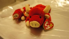 TY BEANIE BABY SNORT THE RED BULL GREAT CONDITION