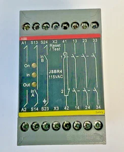 ABB 2TLA010002R0400 SAFETY RELAY 115VAC JSBR4 - Picture 1 of 8
