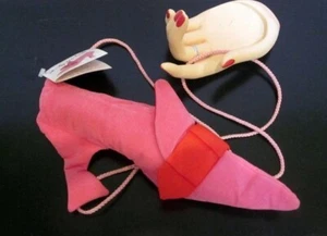 Vintage Andy Warhol Alice Pink High Heel Shoe Pop Art Purse NEW Sealed in Bag - Picture 1 of 2