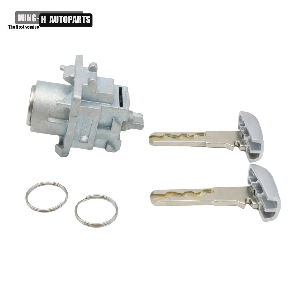 Cilindro de cerradura de puerta delantera izquierda con llave para Jeep Compass Latitude Limited Sport Foto 1 de 4