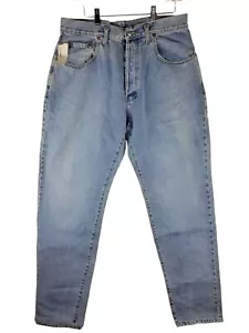 Women's Blue Jeans Big Star VTG Blue Digger Button Fly Cotton Sz 46 Sz 12 approx - Picture 1 of 18