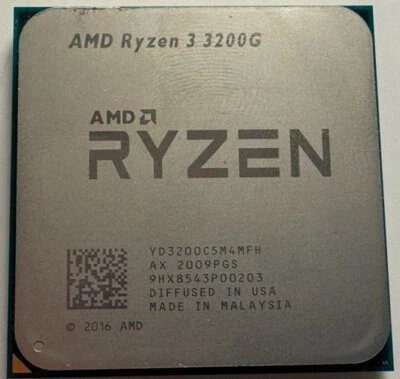 AMD Ryzen R3-3200G AM4 3.6-4.0GHz 4-core 4thr 65W desktop CPU processor - Image 1 of 2