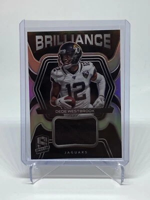 2020 Panini Spectra Dede Westbrook Brilliance Relic Base /99 Jaguars   - Image 1 of 2