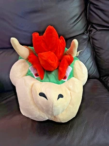 Super Mario Brothers Bros Bowser Plush Hat Cosplay Halloween Kids Adult Gift Toy - Picture 1 of 4