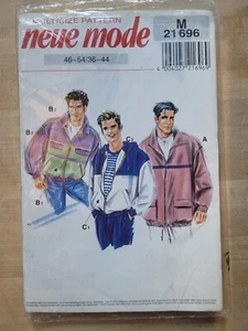 neue mode German Vintage Sewing Pattern 21696 Jacket Size 46-54/36-44 UNCUT - Picture 1 of 2