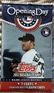 2012 Topps MLB Baseball Opening Day Factory Sealed Pack - Picture 1 of 5