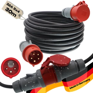 Cable de extensión Mennekes con giro de fase 32A 400V H07RN-F 5x4 30m - Imagen 1 de 9