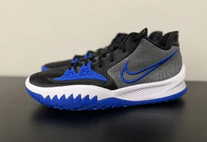 Size 16 Nike Kyrie Low 4 TB Black White-Game Royal DA7803-005 NEW - Duke - Picture 1 of 6