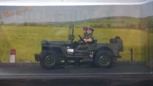 Altaya 1/43 French Jeep Willys La Route Bleue La Jeep Manoeuvre Diorama - Picture 1 of 14