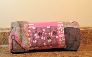 Hello Kitty Kuromi Silk Touch Throw Blanket 40 x 50 Kuromi Stars and Skulls NEW - Picture 1 of 3
