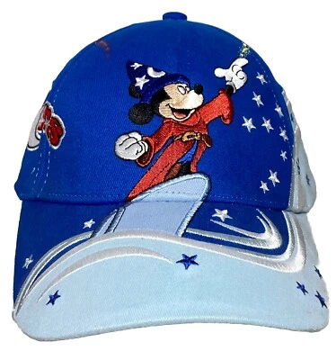 Disney World Youth Baseball Cap Hat Fantasia Sorcerers Apprentice Adjustable - Image 1 of 4